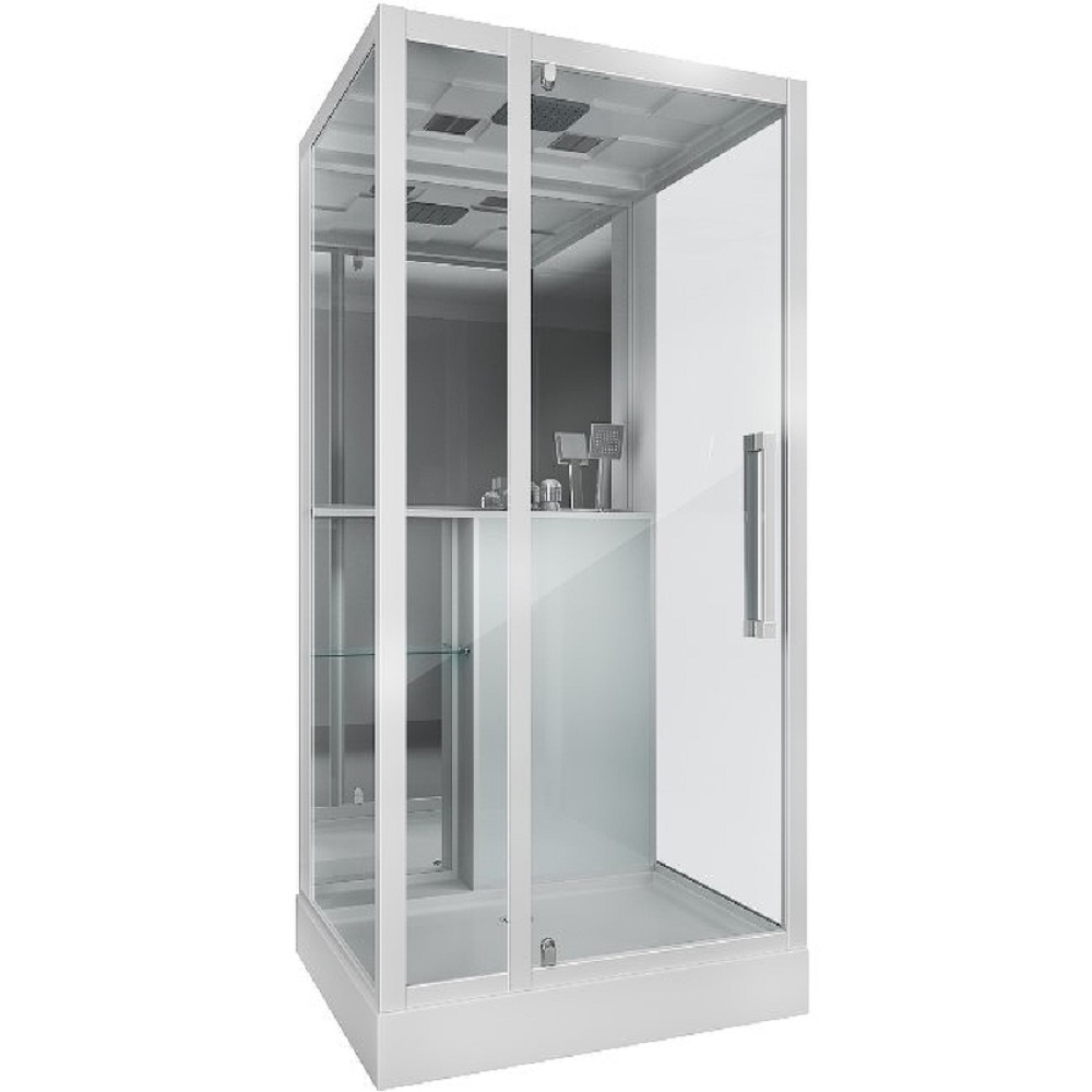 Душевая кабина Grossman Classic 90х90 Белый / Прозрачное GR161 Душевая кабина Grossman Classic 90х90 Белый / Прозрачное GR161