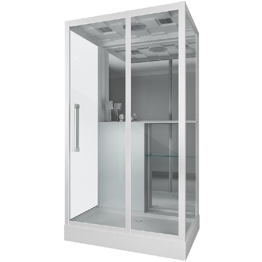 Душевая кабина Grossman Classic 120х82 Белый / Прозрачное GR167 Душевая кабина Grossman Classic 120х82 Белый / Прозрачное GR167