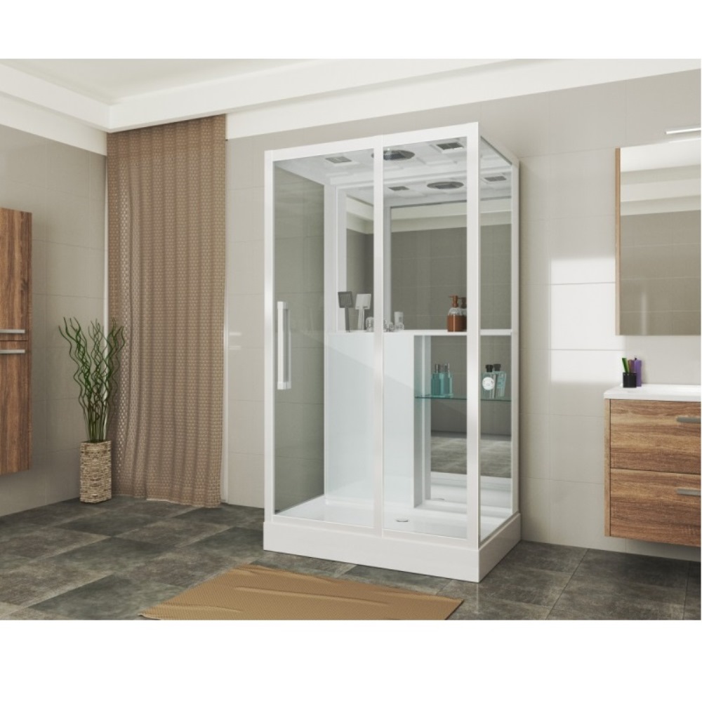 Душевая кабина Grossman Classic 120х82 Белый / Прозрачное GR167 Душевая кабина Grossman Classic 120х82 Белый / Прозрачное GR167 — изображение 2