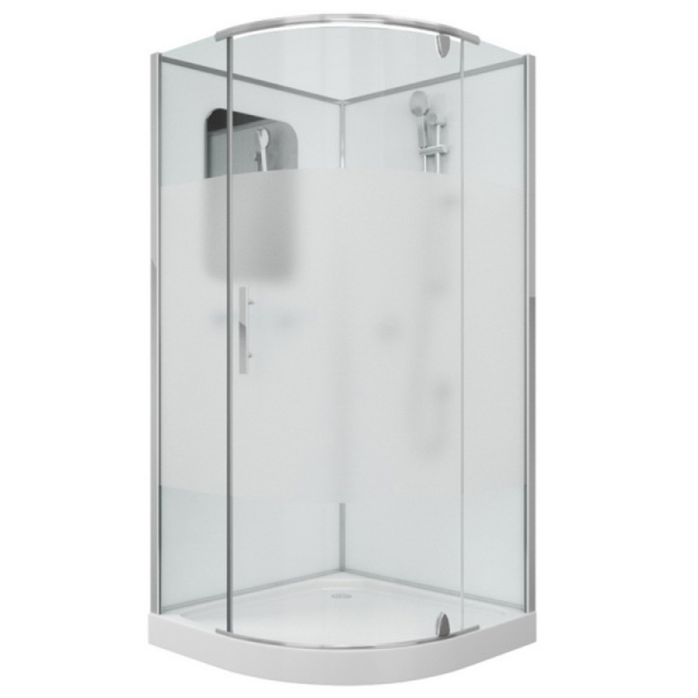 Душевая кабина Grossman Classic 100х100 Хром / Матовое GR170 Душевая кабина Grossman Classic 100х100 Хром / Матовое GR170