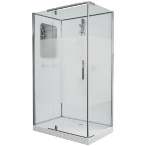 Душевая кабина Grossman Classic 120х80 Хром / Матовое GR172QL