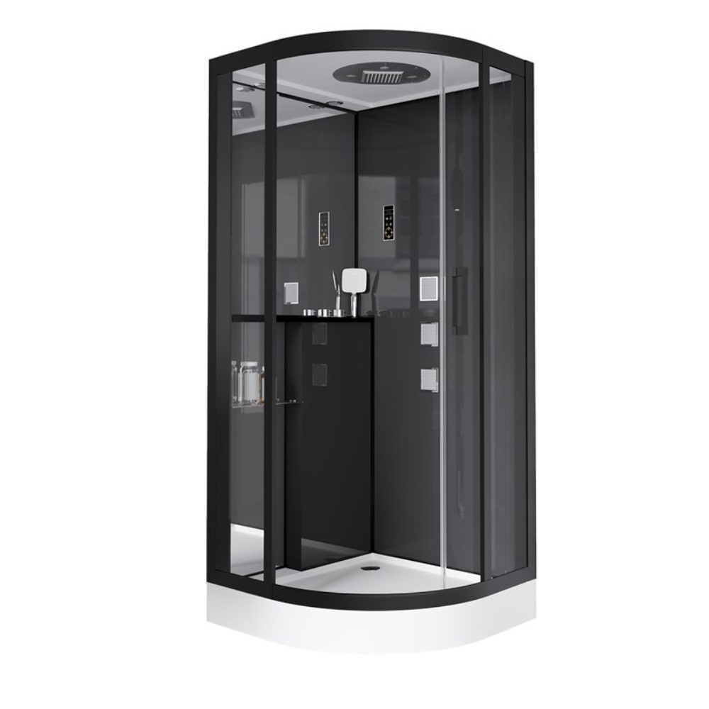 Душевая кабина Grossman Classic 100х100 Черный / Прозрачное GR241 Душевая кабина Grossman Classic 100х100 Черный / Прозрачное GR241