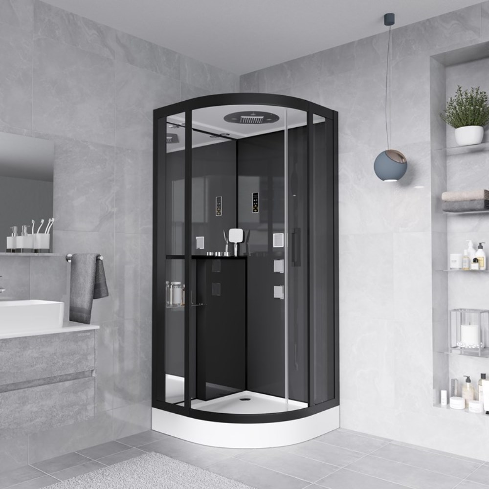 Душевая кабина Grossman Classic 100х100 Черный / Прозрачное GR241 Душевая кабина Grossman Classic 100х100 Черный / Прозрачное GR241 — изображение 2