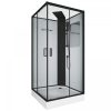 Душевая кабина Grossman Elegans 100х100 Черный / Прозрачное GR250Q