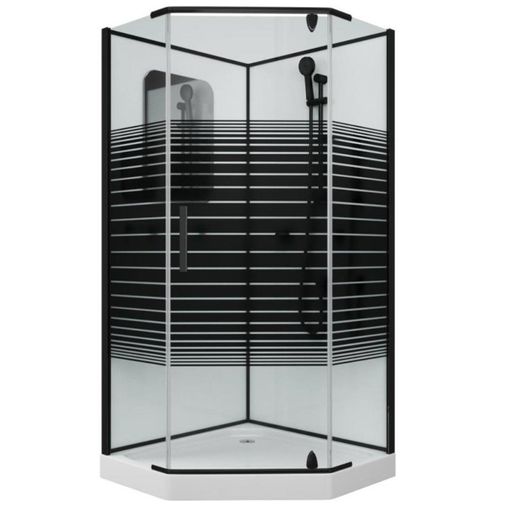 Душевая кабина Grossman Classic 90х90 Черный / С узором GR271D Душевая кабина Grossman Classic 90х90 Черный / С узором GR271D