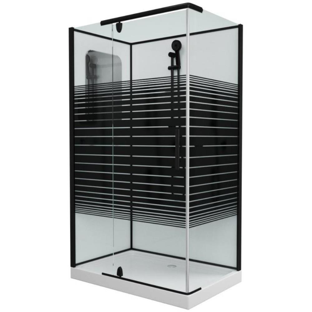 Душевая кабина Grossman Classic 120х80 Черный / С узором GR272QL Душевая кабина Grossman Classic 120х80 Черный / С узором GR272QL