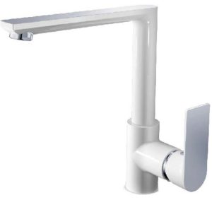 Смеситель для кухни Haiba HB505 Хром / Белый HB70505-8