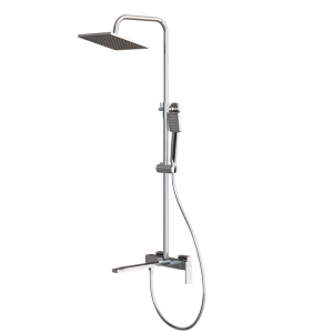 Душевая система Knotlor Stable с изливом Хром глянцевый KN-23