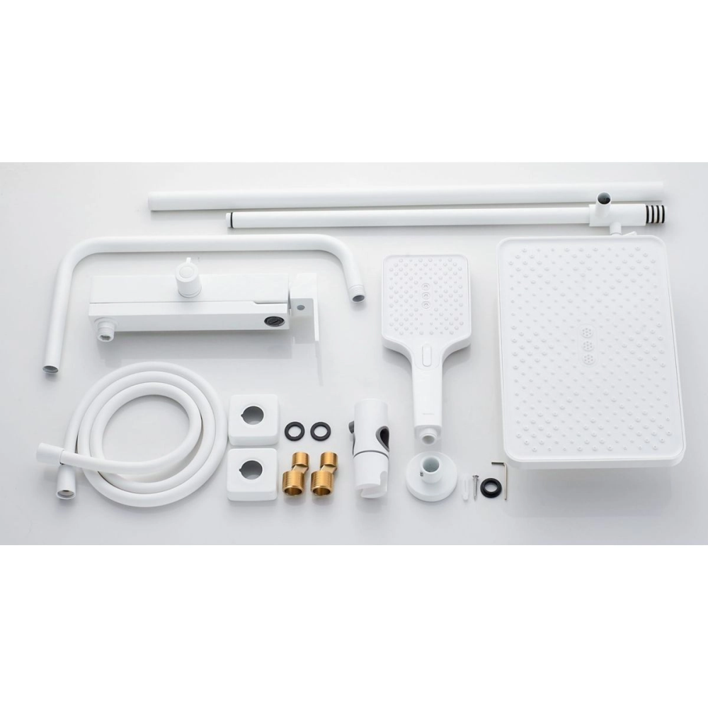 Душевая система Knotlor Stable с изливом Белый матовый KN-23/WY Душевая система Knotlor Stable с изливом Белый матовый KN-23/WY — изображение 4