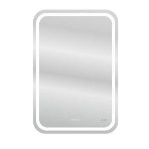 Зеркало Cersanit Design 55 подогрев + часы KN-LU-LED050*55-p-Os