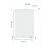 Зеркало Cersanit Design 55 подогрев KN-LU-LED051*55-p-Os — изображение 2