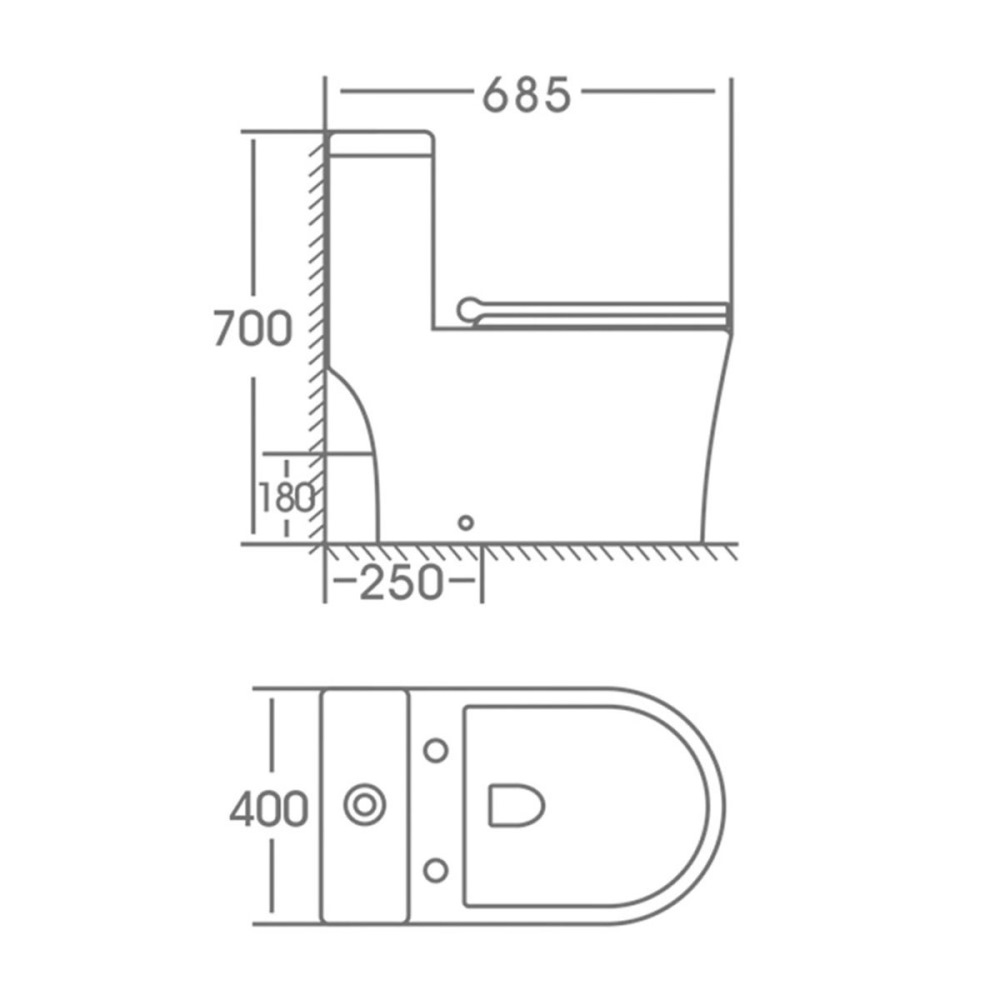 Унитаз-моноблок Knois KN629 Белый глянцевый KN6291000 Унитаз-моноблок Knois KN629 Белый глянцевый KN6291000 — изображение 2