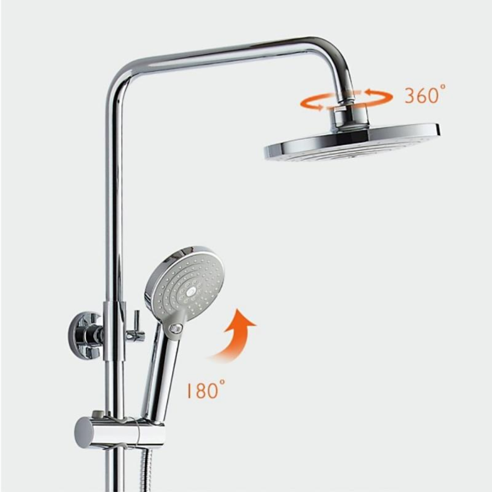 Душевая система Ledeme с изливом Хром глянцевый L2411 Душевая система Ledeme с изливом Хром глянцевый L2411 — изображение 4