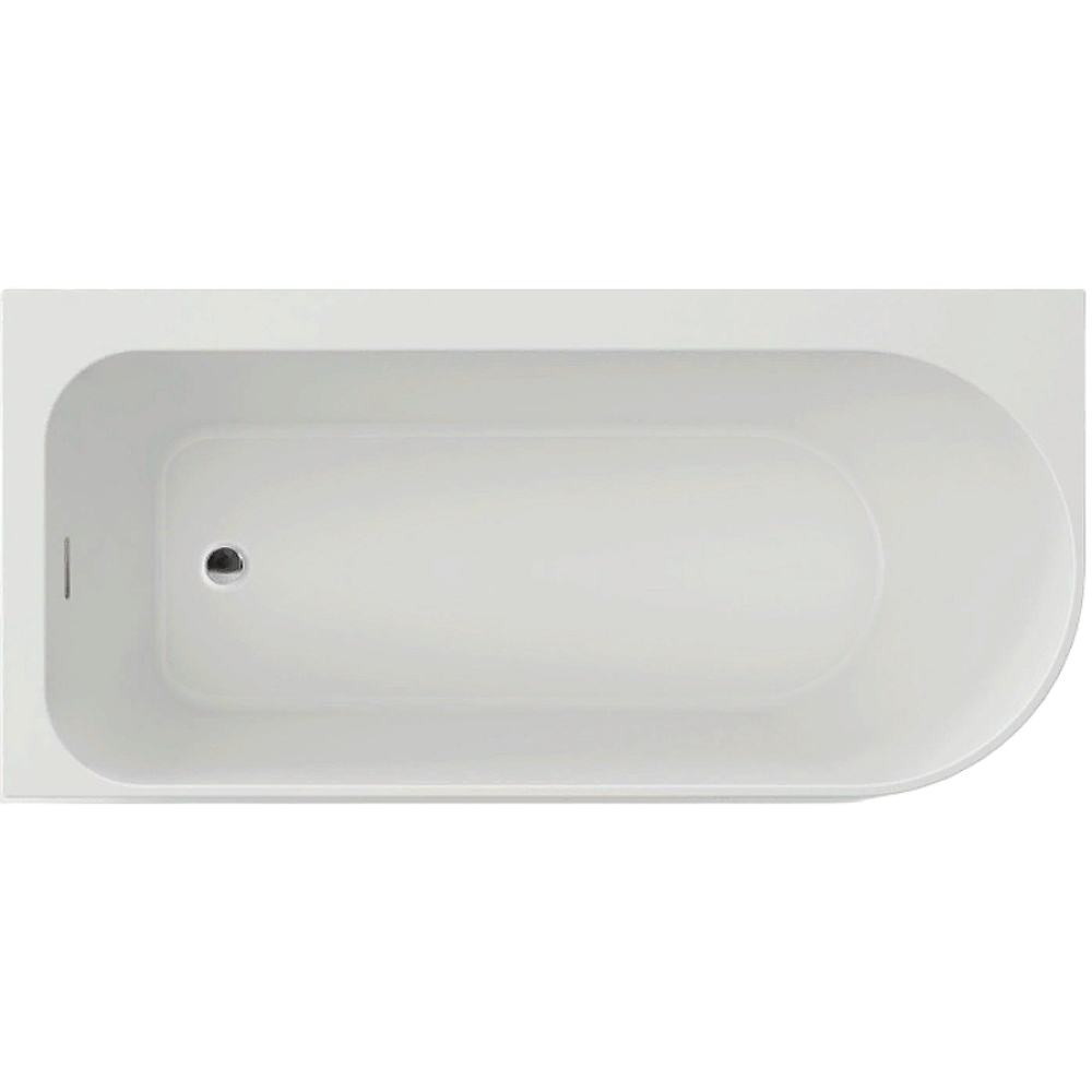 Ванна акриловая Azario Luton 170х80 левая в комплекте с сифоном и металлической рамой Белый LUT17080 L Ванна акриловая Azario Luton 170х80 левая в комплекте с сифоном и металлической рамой Белый LUT17080 L — изображение 2
