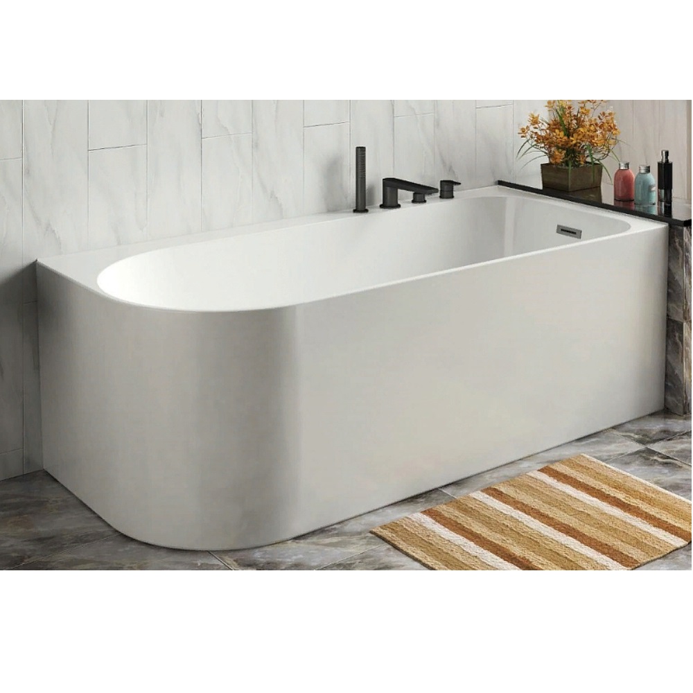 Ванна акриловая Azario Luton 170х80 правая в комплекте с сифоном и металлической рамой Белый LUT17080 R Ванна акриловая Azario Luton 170х80 правая в комплекте с сифоном и металлической рамой Белый LUT17080 R — изображение 3