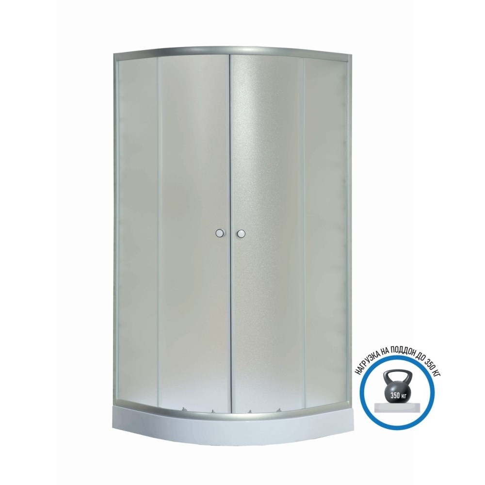 Душевой уголок Niagara Eco 90х90 с поддоном Хром / Матовое NG-007-14 Душевой уголок Niagara Eco 90х90 с поддоном Хром / Матовое NG-007-14 — изображение 2