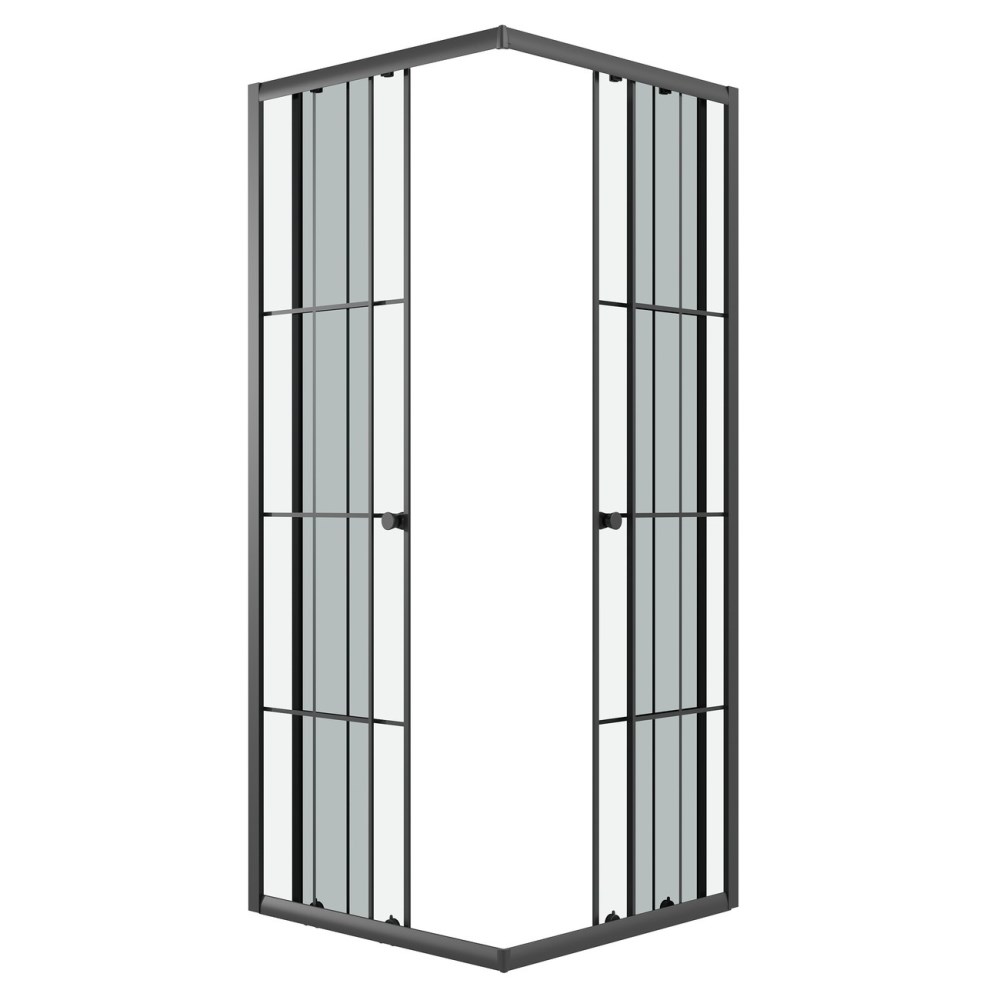 Душевой уголок Niagara Eco 88х88 Черный / Прозрачное NG-1009-14QKL Душевой уголок Niagara Eco 88х88 Черный / Прозрачное NG-1009-14QKL — изображение 2