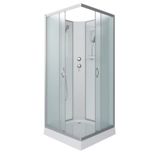 Душевая кабина Niagara Classic 90х90 Хром / Матовое NG-1101-14BK