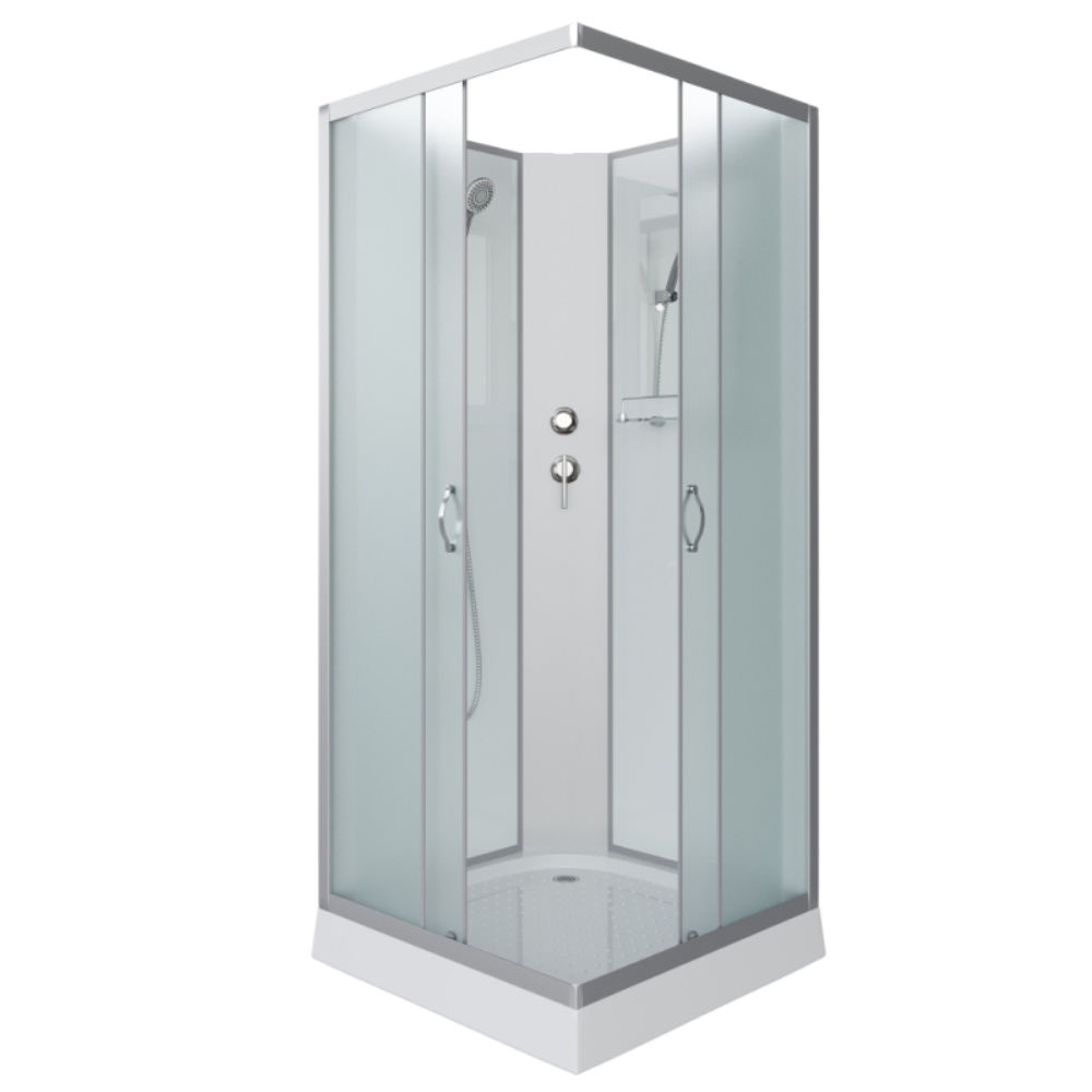 Душевая кабина Niagara Classic 90х90 Хром / Матовое NG-1101-14BK Душевая кабина Niagara Classic 90х90 Хром / Матовое NG-1101-14BK