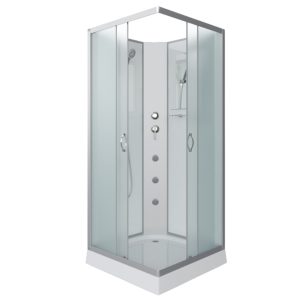 Душевая кабина Niagara Classic 90х90 Хром / Матовое NG-1101-14BKG