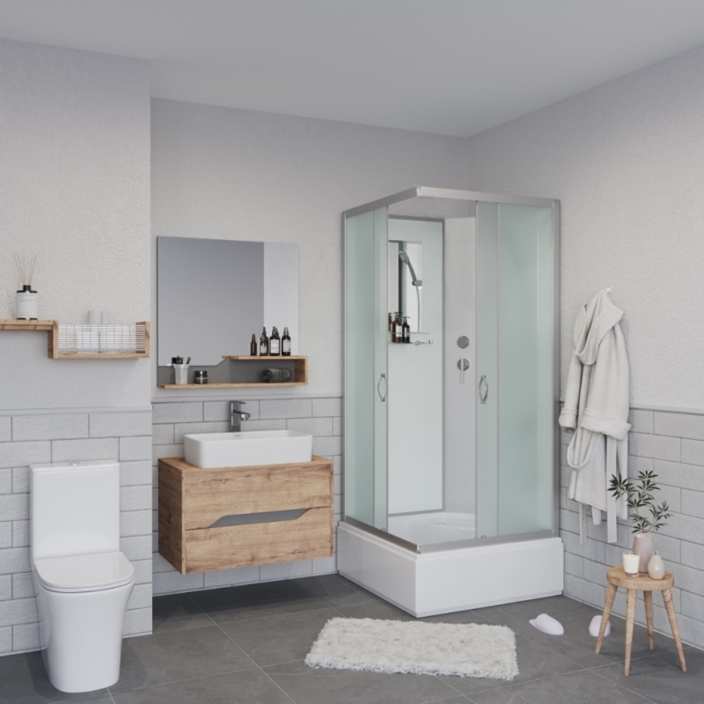 Душевая кабина Niagara Classic 90х90 Хром / Матовое NG-1108-14BK Душевая кабина Niagara Classic 90х90 Хром / Матовое NG-1108-14BK — изображение 2