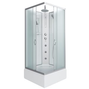Душевая кабина Niagara Classic 90х90 Хром / Матовое NG-1108-14BKTG
