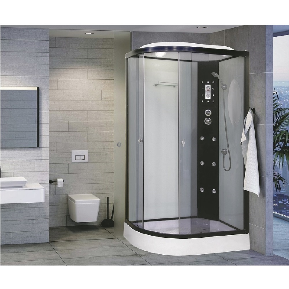 Душевая кабина Niagara Ultra 120х80 правая Черный / Тонированное NG-1903-01R Душевая кабина Niagara Ultra 120х80 правая Черный / Тонированное NG-1903-01R — изображение 2