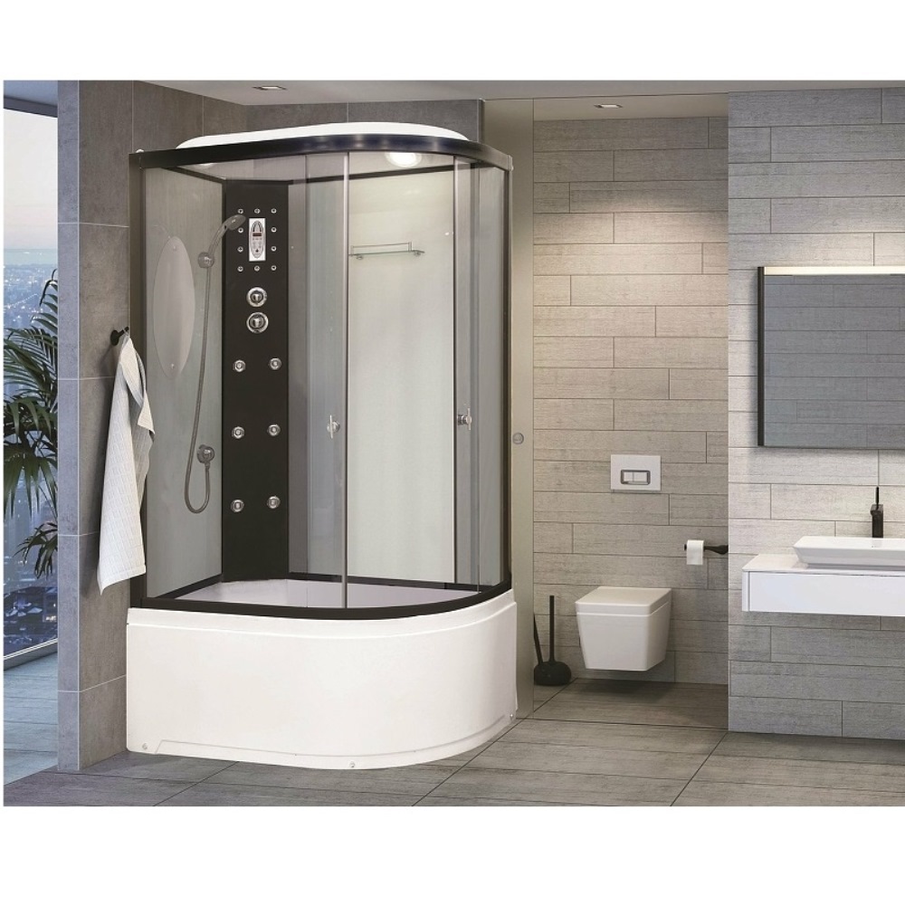 Душевая кабина Niagara Ultra 120х80 левая Черный / Тонированное NG-1910-01L Душевая кабина Niagara Ultra 120х80 левая Черный / Тонированное NG-1910-01L — изображение 2