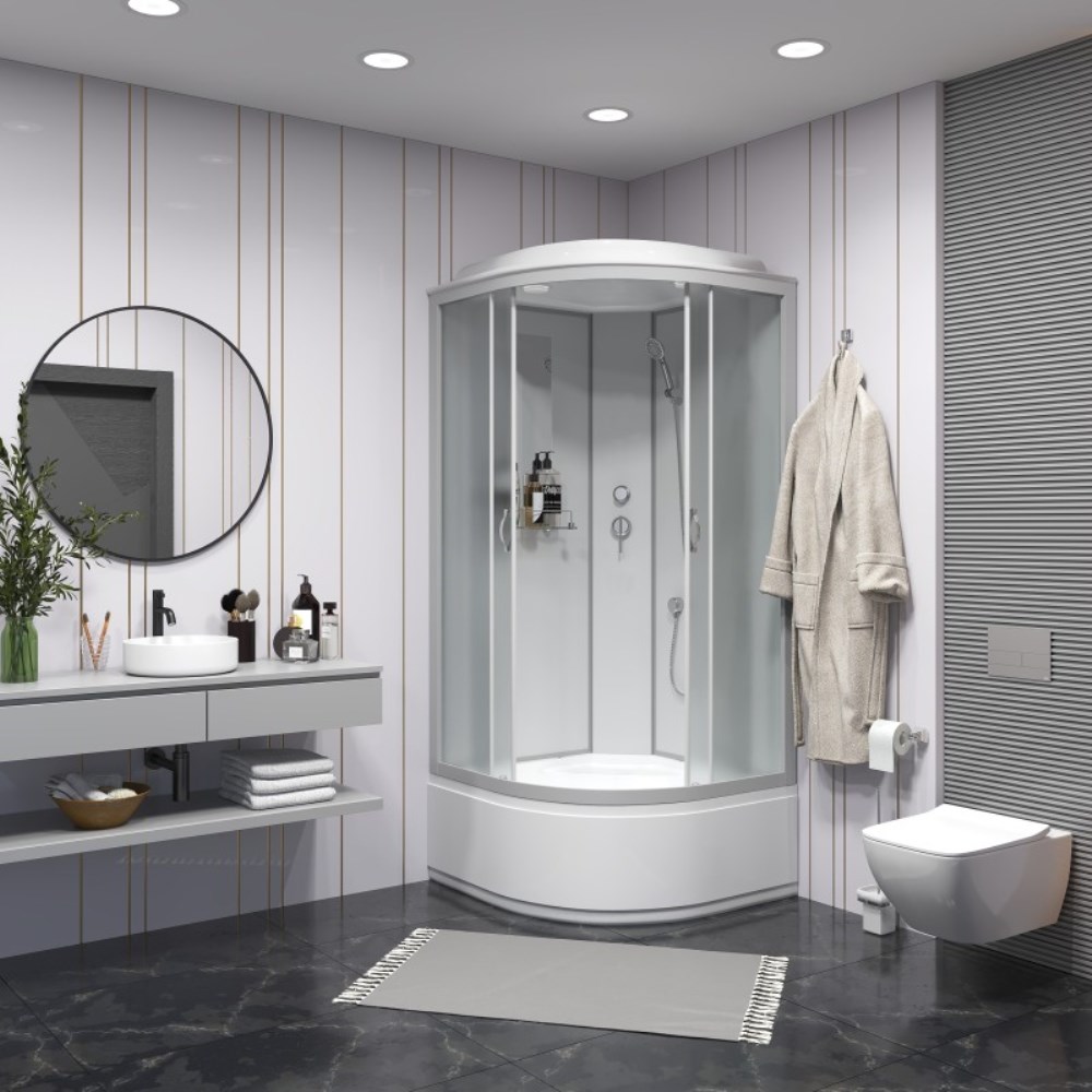 Душевая кабина Niagara Classic 80х80 Хром / Матовое NG-2307-14 Душевая кабина Niagara Classic 80х80 Хром / Матовое NG-2307-14 — изображение 2