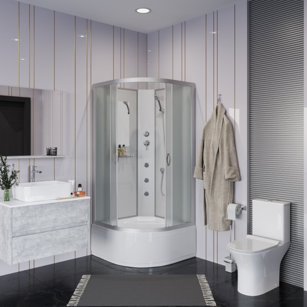 Душевая кабина Niagara Classic 80х80 Хром / Матовое NG-2307-14BKG Душевая кабина Niagara Classic 80х80 Хром / Матовое NG-2307-14BKG — изображение 2