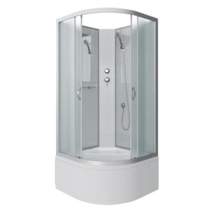 Душевая кабина Niagara Classic 100х100 Хром / Матовое NG-2309-14BK