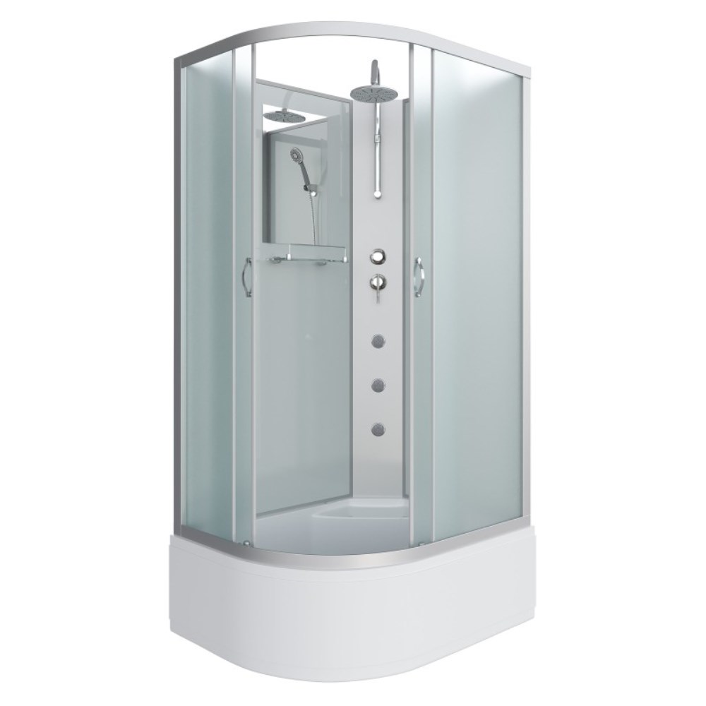 Душевая кабина Niagara Classic 120х80 правая Хром / Матовое NG-2310-14RBKTG Душевая кабина Niagara Classic 120х80 правая Хром / Матовое NG-2310-14RBKTG