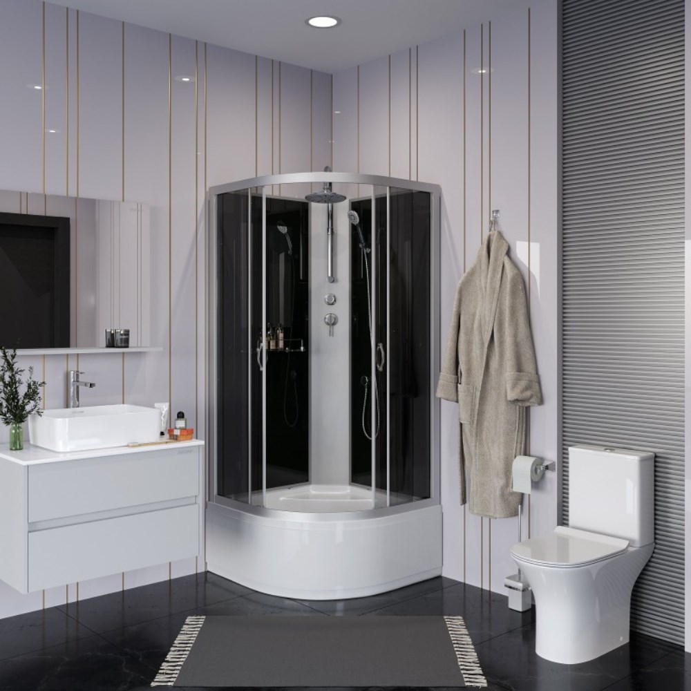 Душевая кабина Niagara Classic 90х90 Хром / Тонированное NG-2508-14BKT Душевая кабина Niagara Classic 90х90 Хром / Тонированное NG-2508-14BKT — изображение 2