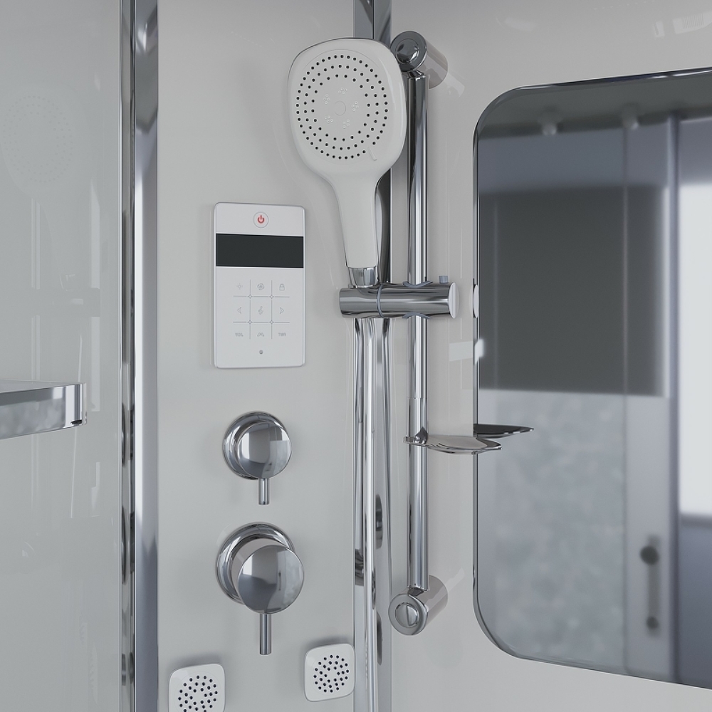 Душевая кабина Niagara Ultra 120х80 правая Хром / Прозрачное NG-307-01R Душевая кабина Niagara Ultra 120х80 правая Хром / Прозрачное NG-307-01R — изображение 3