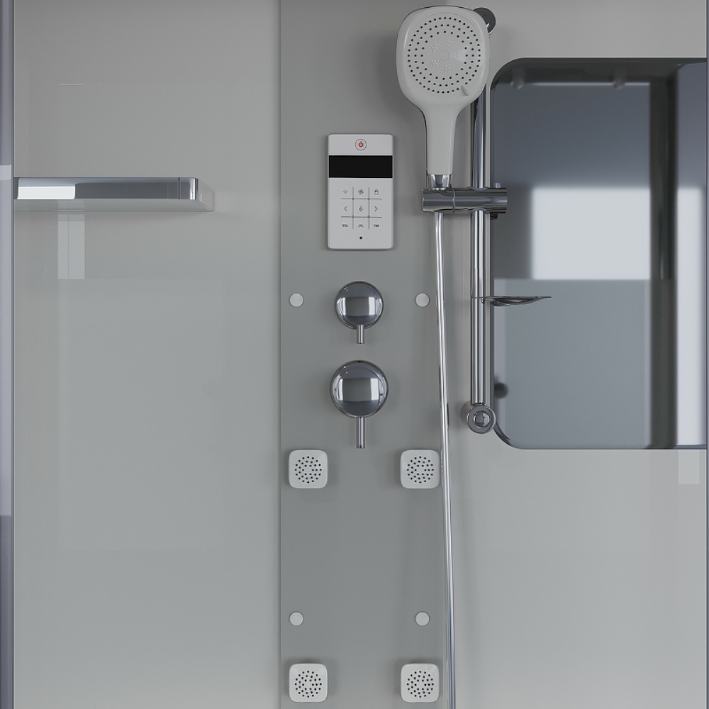 Душевая кабина Niagara Ultra 168х74 Хром / Прозрачное NG-3170-01 Душевая кабина Niagara Ultra 168х74 Хром / Прозрачное NG-3170-01 — изображение 2