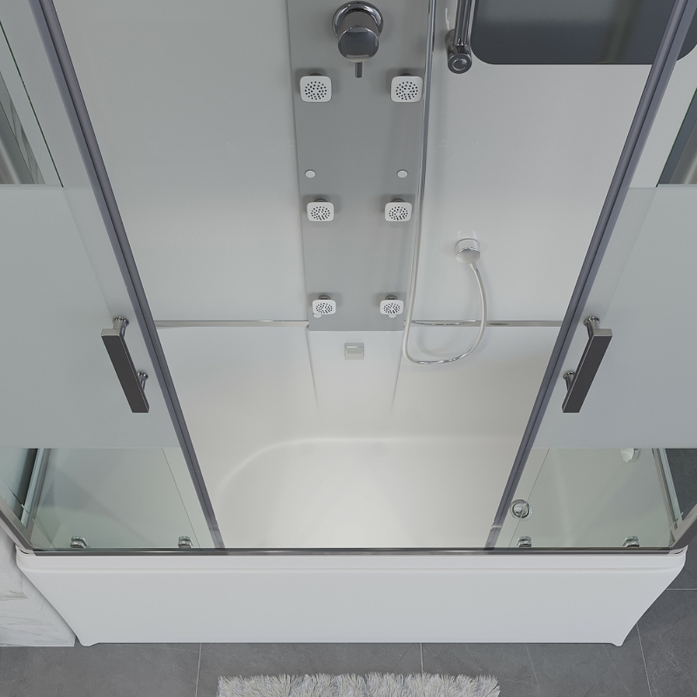 Душевая кабина Niagara Ultra 168х74 Хром / Прозрачное NG-3170-01 Душевая кабина Niagara Ultra 168х74 Хром / Прозрачное NG-3170-01 — изображение 3