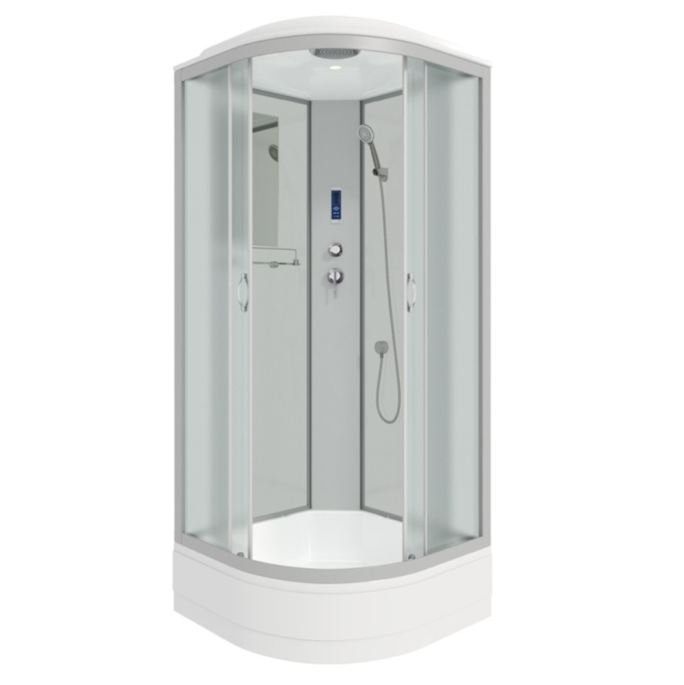 Душевая кабина Niagara Classic 100х100 Хром / Матовое NG-3302-14P Душевая кабина Niagara Classic 100х100 Хром / Матовое NG-3302-14P