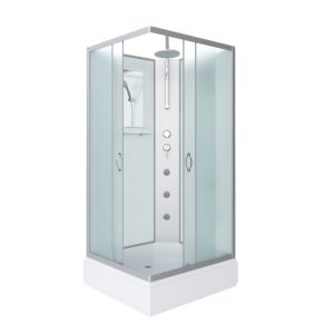 Душевая кабина Niagara Classic 100х80 Хром / Матовое NG-33084-14QBKTG