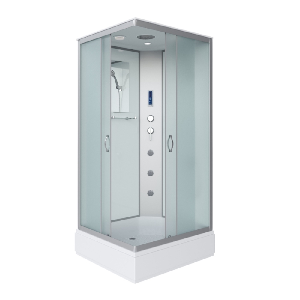 Душевая кабина Niagara Classic 100х80 Хром / Матовое NG-33084-14QF Душевая кабина Niagara Classic 100х80 Хром / Матовое NG-33084-14QF