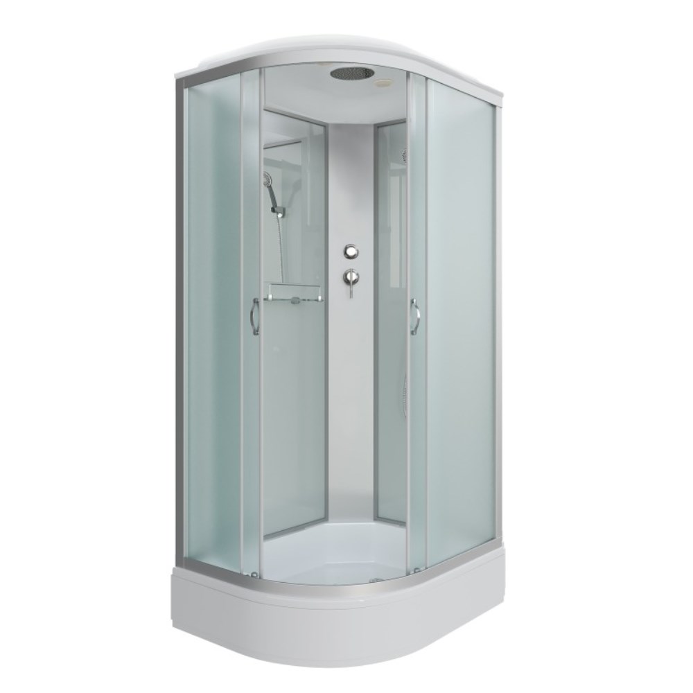 Душевая кабина Niagara Classic 100х80 правая Хром / Прозрачное NG-33084-14R Душевая кабина Niagara Classic 100х80 правая Хром / Прозрачное NG-33084-14R