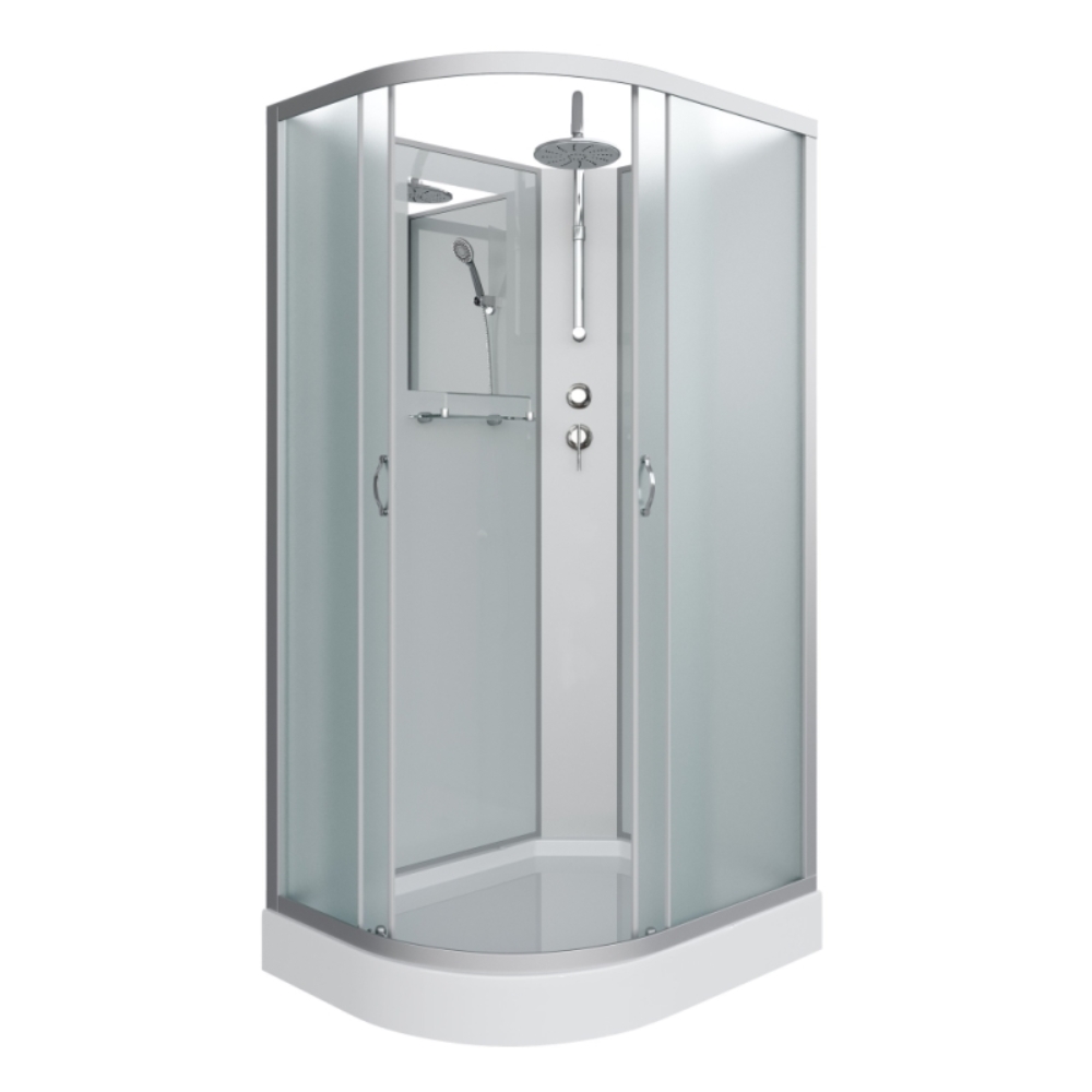 Душевая кабина Niagara Classic 120х80 правая Хром / Матовое NG-3312-14RBKT Душевая кабина Niagara Classic 120х80 правая Хром / Матовое NG-3312-14RBKT