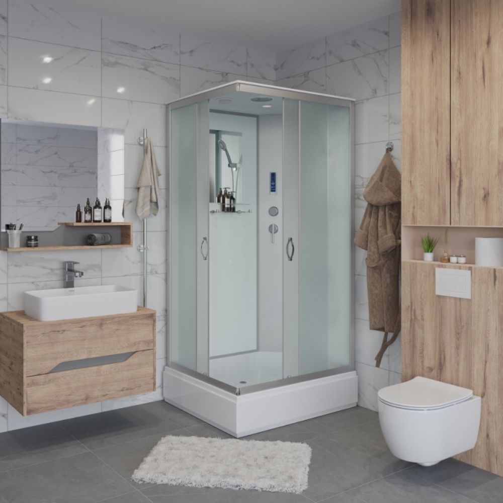 Душевая кабина Niagara Classic 90х70 Хром / Матовое NG-33974-14QP Душевая кабина Niagara Classic 90х70 Хром / Матовое NG-33974-14QP — изображение 2