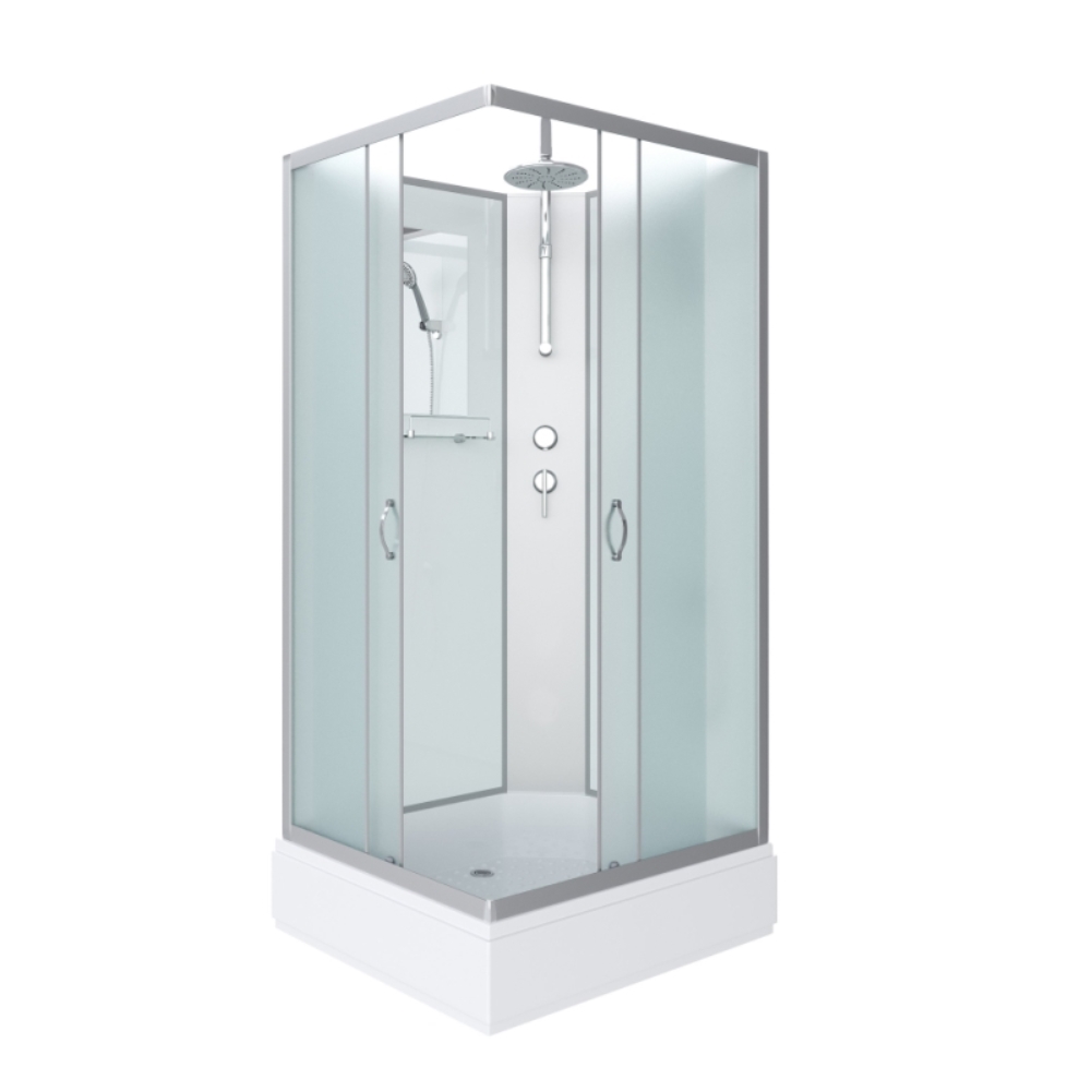 Душевая кабина Niagara Classic 90х80 Хром / Матовое NG-33984-14QBKT Душевая кабина Niagara Classic 90х80 Хром / Матовое NG-33984-14QBKT