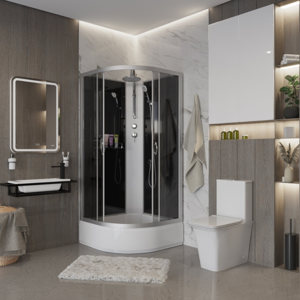 Душевая кабина Niagara Classic 100х100 Хром / Тонированное NG-3502-14BKT Душевая кабина Niagara Classic 100х100 Хром / Тонированное NG-3502-14BKT — изображение 2