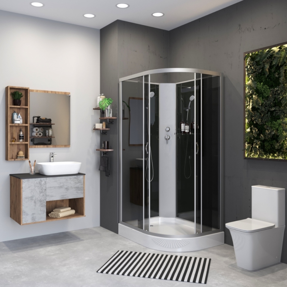 Душевая кабина Niagara Classic 120х80 левая Хром / Тонированное NG-3512-14LBK Душевая кабина Niagara Classic 120х80 левая Хром / Тонированное NG-3512-14LBK — изображение 2