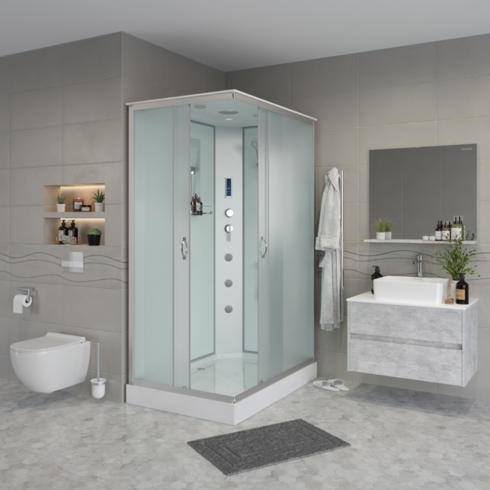 Душевая кабина Niagara Classic 90х70 Хром / Матовое NG-43975-14QF Душевая кабина Niagara Classic 90х70 Хром / Матовое NG-43975-14QF — изображение 2