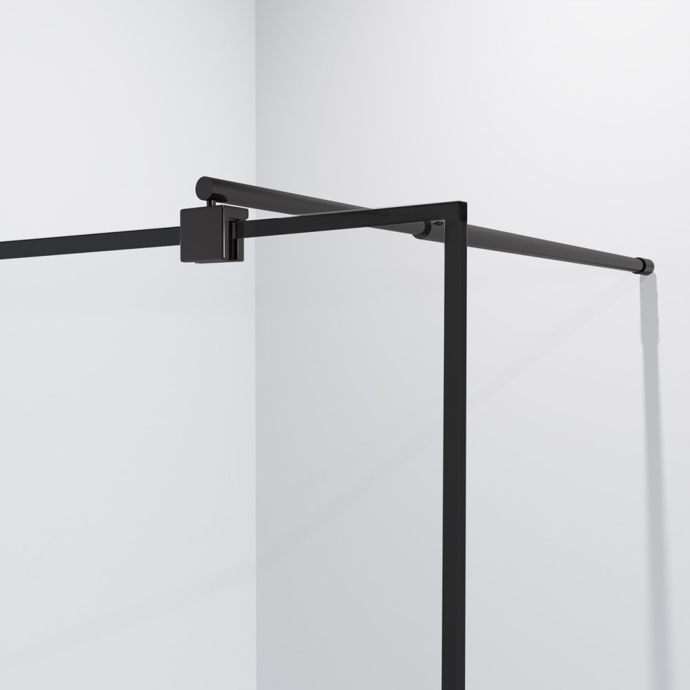 Душевая перегородка Niagara Eco 80 Черный / Прозрачное NG-552-80BLACK Душевая перегородка Niagara Eco 80 Черный / Прозрачное NG-552-80BLACK — изображение 2