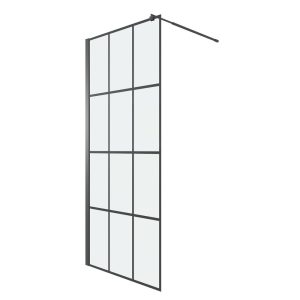 Душевая перегородка Niagara Eco 90 Черный / Прозрачное NG-552-90BLACK