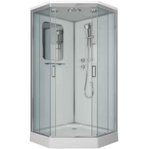 Душевая кабина Niagara Premium 90х90 Хром / Прозрачное NG-6001-01D Душевая кабина Niagara Premium 90х90 Хром / Прозрачное NG-6001-01D