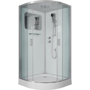 Душевая кабина Niagara Premium 100х100 Хром / Прозрачное NG-6002-01 Душевая кабина Niagara Premium 100х100 Хром / Прозрачное NG-6002-01